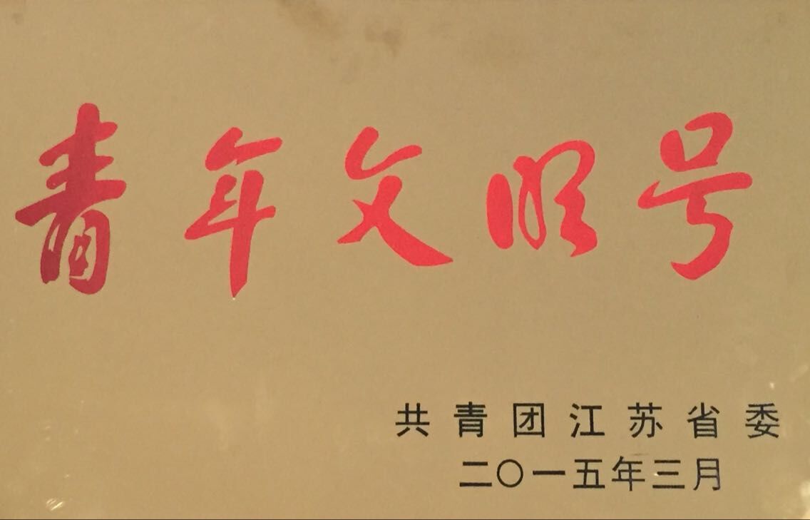 线上博彩平台排名中鼎公司荣获“2013-2014年度江苏省青年文明号”称号
